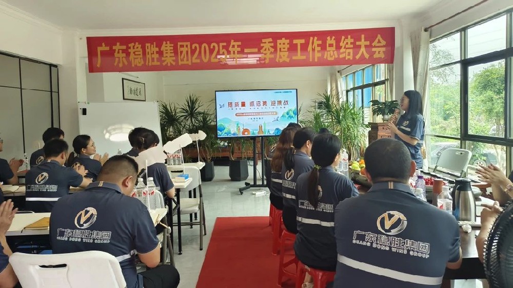 廣東穩勝集團 2025 第一季度總結會議：奏響奮進之歌，凝聚前行力量
